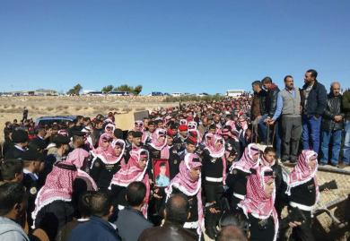 تشييع جثمان الشهيد خليل الضروس في الطفيلة