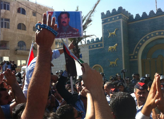 الدرك يفض الإعتصام أمام السفارة العراقية