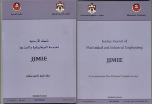 المجلة الأردنية للهندسة الميكانيكية والصناعية الصادرة عن الجامعة الهاشمية