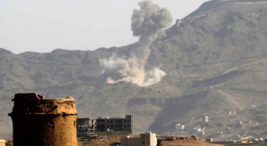 غارات مكثفة للتحالف على مواقع للمتمردين في صنعاء وصعدة