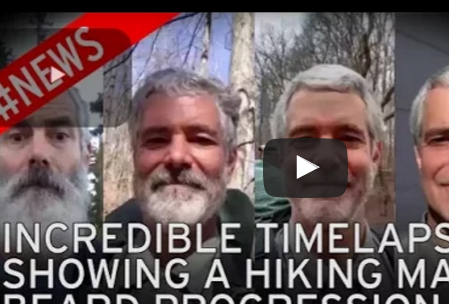 بالفيديو.. مسن أمريكى يوثق نمو لحيته فى مغامرة استمرت 6 أشهر