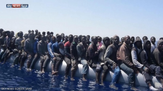 البحرية الايطالية تنقذ 117 مهاجرا في البحر المتوسط