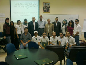 نائب رئيس جامعة البترا يرعى حفل تخريج دورة طلبة الخدمة العامة في الجامعة