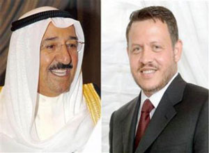 الملك يغادر ارض الوطن في زيارة الى الكويت 
