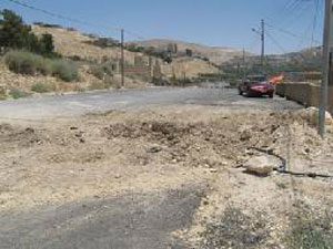 سكان الصريح يشتكون رداءة الطرق في البلدة  