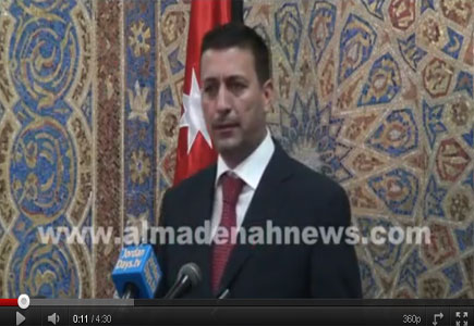 أبو رمان يجيب المدينة نيوز عن موقف الحكومة من الإعتصامات ومن احتجاج المواقع الألكترونية ( فيديو ) 