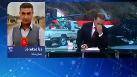 بالفيديو .. مراسل ومذيع قناة كردية يجهشان بالبكاء أثناء تغطية أحداث سنجار الأخيرة