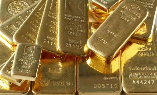 44 طناً احتياط الذهب في الأردن 44 طناً احتياط الذهب في الأردن
