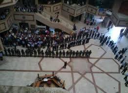 تصريح عن حزب جبهة العمل الاسلامي حول دخول الدرك قصر العدل