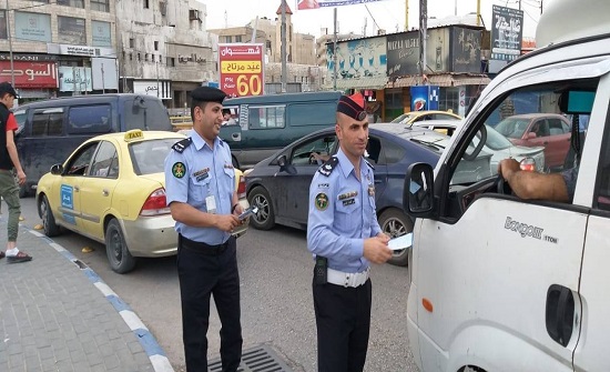 اطلاق حملة "نرسم بسمة  نمحي مخالفة" في الزرقاء