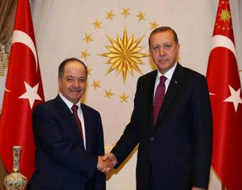 أردوغان يلتقي بارزاني في إسطنبول أردوغان يلتقي بارزاني في إسطنبول