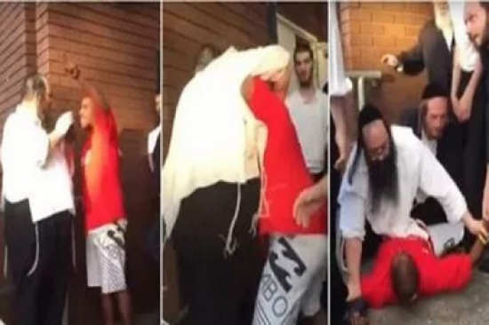 فيديو: لحظة مروعة لرجل يخنق يهودي خارج كنيسة ملبورن فيديو: لحظة مروعة لرجل يخنق يهودي خارج كنيسة ملبورن