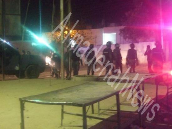 بالصور : مواجهات في مخيم جرش عقب احراق باص بالصور : مواجهات في مخيم جرش عقب احراق باص