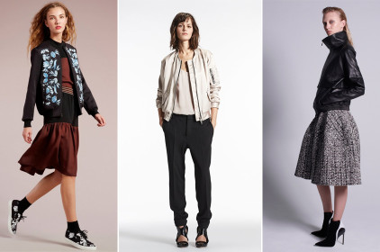 سترة الطيارين نجمة موضة الربيع