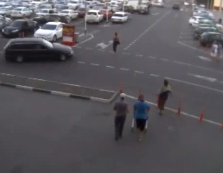 سائق في عجلة من امره