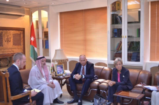 وزير الاوقاف يستقبل ممثل حكومة النرويج لدى السلطة الوطنية الفلسطينية