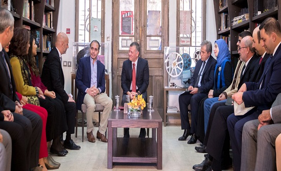 الملك يزور الهيئة الملكية الأردنية للأفلام الملك يزور الهيئة الملكية الأردنية للأفلام