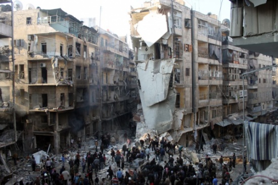 قتلى وجرحى في قصف لقوات النظام السوري على حلب وحمص قتلى وجرحى في قصف لقوات النظام السوري على حلب وحمص