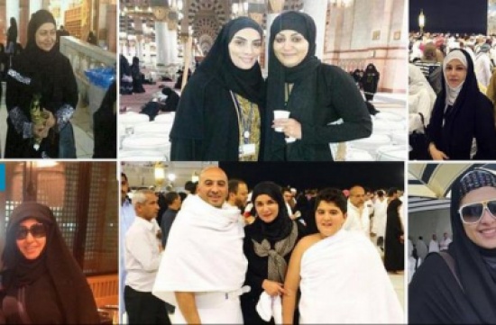 صور: الفنانات بالحجاب وبدون ماكياج في الحرم المكي صور: الفنانات بالحجاب وبدون ماكياج في الحرم المكي