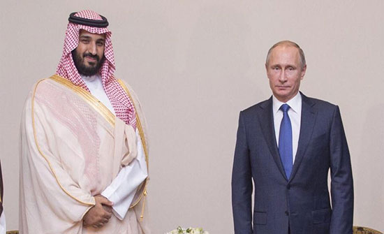 الكرملين:بوتين ومحمد بن سلمان سيبحثان ملفي سوريا والنفط