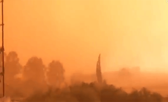 اغلاق الطريق الصحراوي بسبب الغبار.. تفاصيل اغلاق الطريق الصحراوي بسبب الغبار.. تفاصيل