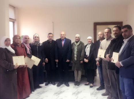 تخريج الفوج الاول من المشاركين في دورة التدريبية: متطلبات سياسة نظام الإدارة البيئية في البلقاء التطبيقية تخريج الفوج الاول من المشاركين في دورة التدريبية: متطلبات سياسة نظام الإدارة البيئية في البلقاء التطبيقية