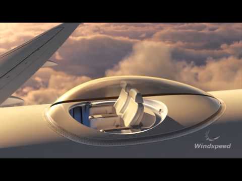 بالفيديو ..سافر بغرفة زجاجية على ظهر الطائرة