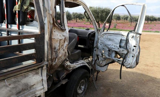 20 قتيلا على الأقل بانفجار لغم من مخلفات “داعش” بسلمية السورية