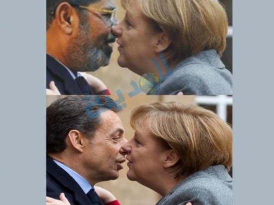 فلول مبارك يفركون صورة لمرسي و هو يقبل ميركل ( شاهدوا الصورة الحقيقية ) فلول مبارك يفركون صورة لمرسي و هو يقبل ميركل ( شاهدوا الصورة الحقيقية )