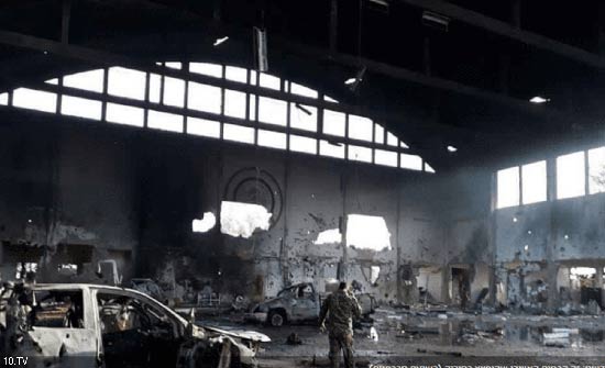 التلفزيون الإسرائيلي ينشر صورا لقاعدة التيفور بعد الضربة التلفزيون الإسرائيلي ينشر صورا لقاعدة التيفور بعد الضربة