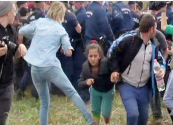 "معرقلة اللاجئين" الهنغارية تفوز بجائزة صحفية