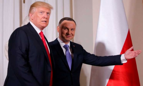 ترامب يبدأ جولته الأوروبية بخطاب مهم في بولندا