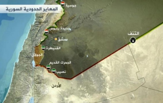 قوات النظام السوري تصل الحدود العراقية قوات النظام السوري تصل الحدود العراقية