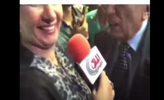 شاهد : عادل امام يهاجم مذيعة على الهواء مباشرة ( فيديو )