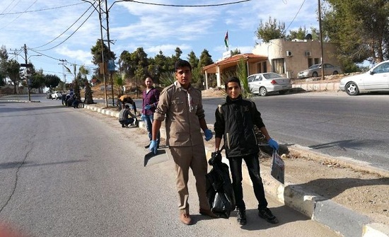 حملات تطوعية لكشافة مدارس في عجلون