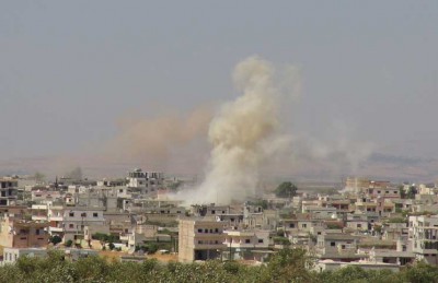مقتل 18 شخصا في اطلاق صاروخ من قوات النظام على حلب مقتل 18 شخصا في اطلاق صاروخ من قوات النظام على حلب