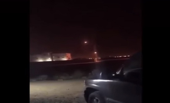 فيديو :  لحظة إسقاط الدفاع الجوي السعودي للصاروخ الباليستي