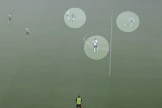 شاهد..  الأمطار تتسبب بهدف كوميدي في الدوري البرازيلي