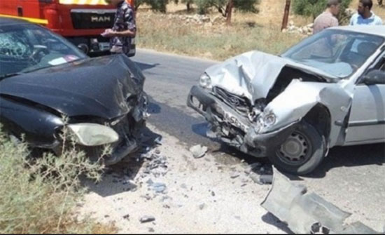 5 إصابات اثر حادث تصادم في مأدبا 5 إصابات اثر حادث تصادم في مأدبا