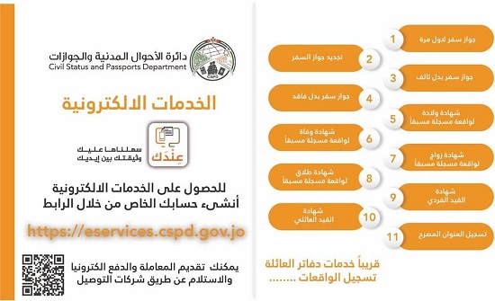الأحوال المدنية تطلق حملة توعوية للترويج لخدماتها الإلكترونية الأحوال المدنية تطلق حملة توعوية للترويج لخدماتها الإلكترونية