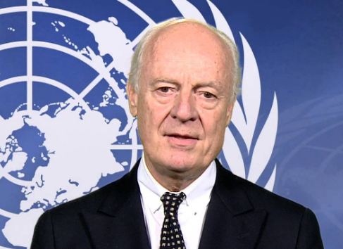 دي ميستورا يدعو الأطراف السورية لحضور مباحثات السلام في فينا