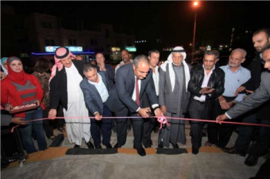 إفتتاح اعمال تأهيل دوار ابو عليا في طارق