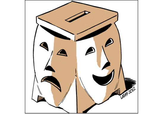 سيدة تبحث عن قائمة للترشح للانتخابات ضمنها