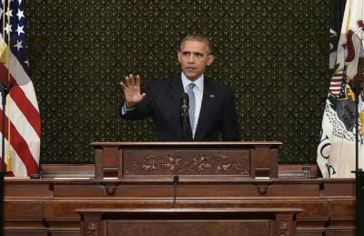 أوباما يدين “الاجواء السياسية المسممة” التي تشغل الأمريكيين