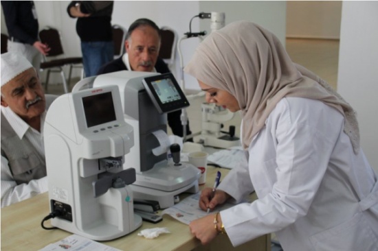 اختتام ايام طبية مجانية في فحص النظر في جاليريا راس العين اختتام ايام طبية مجانية في فحص النظر في جاليريا راس العين