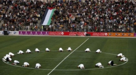 فلسطين تتهيأ لاول مباراة في تصفيات كاس العالم على ارضها فلسطين تتهيأ لاول مباراة في تصفيات كاس العالم على ارضها