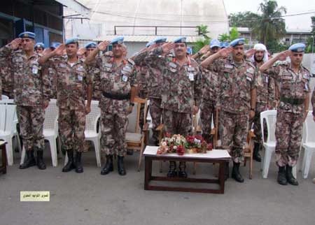 كتيبة حفظ السلام الاردنية ساحل العاج