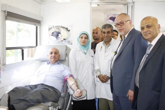 حملة للتبرع بالدم في وزارة الاشغال العامة والاسكان حملة للتبرع بالدم في وزارة الاشغال العامة والاسكان