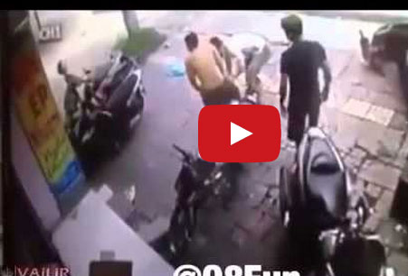 حاول سرقة دراجة ناريه فوقع في شر أعماله