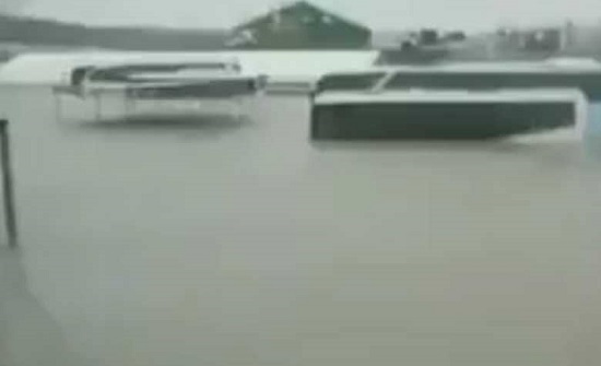 مطار إسطنبول الجديد يغرق